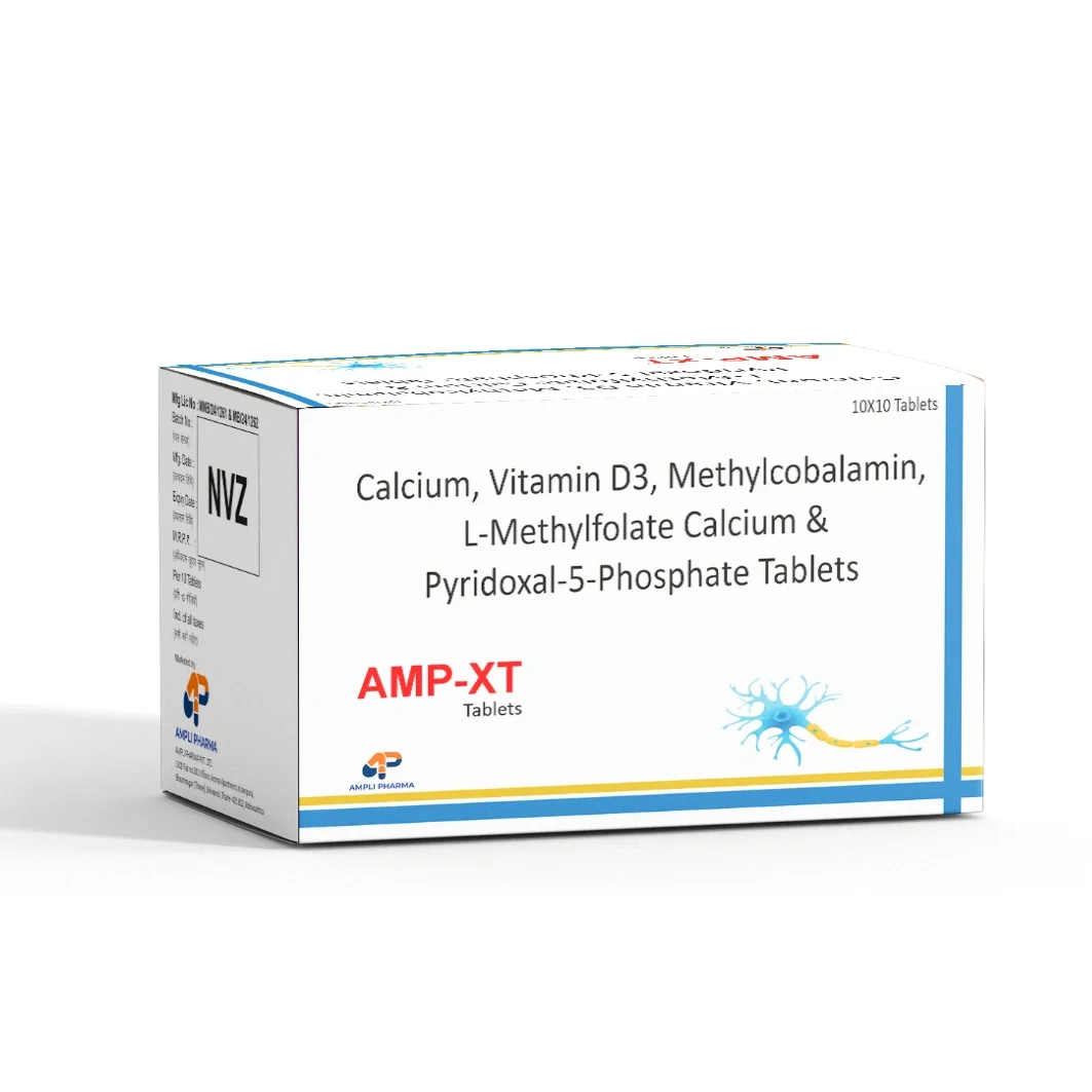 AMP-XT Tablets pharmaceutical product pack by Ampli Pharma
